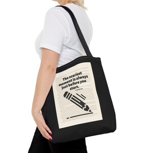 Stephen King Quote Book Page Tote Bag, Bookish Tote Bag, Book Lover Tote Bag, Literary Tote Bag, Reader Tote Bag, Stephen King Quote