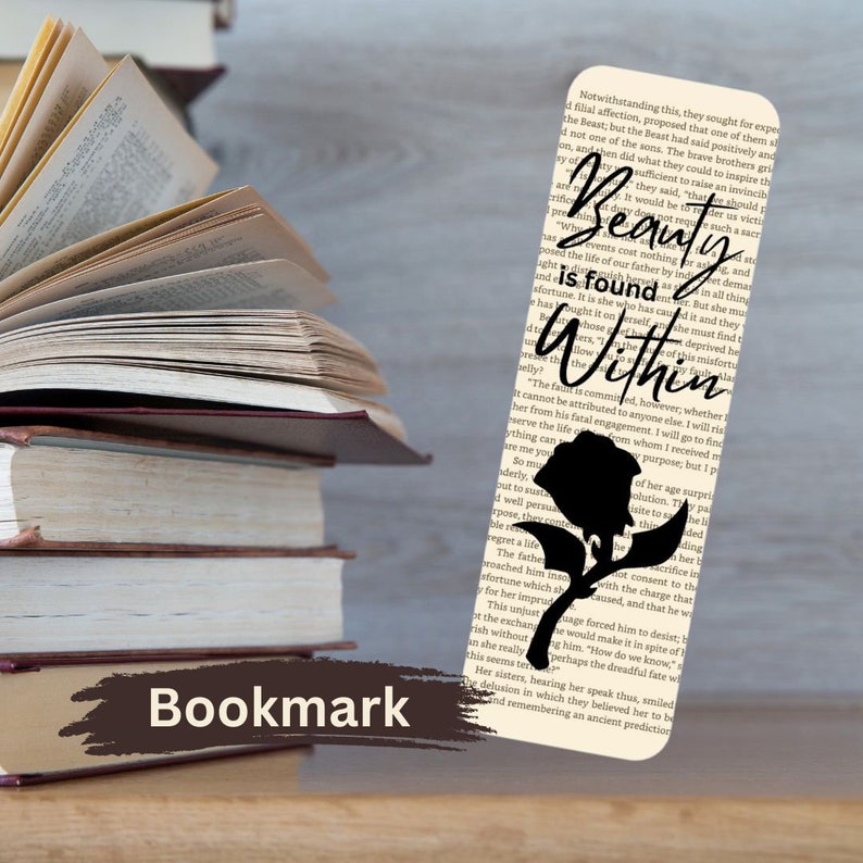 Beauty and the Beast Art Print and Bookmark Set, Beauty and the Beast ...