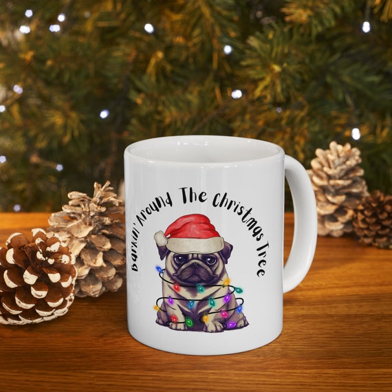 Pug Holiday Mug Pug Holiday Mug
