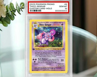 Custom-Made Thicc Gengar Card