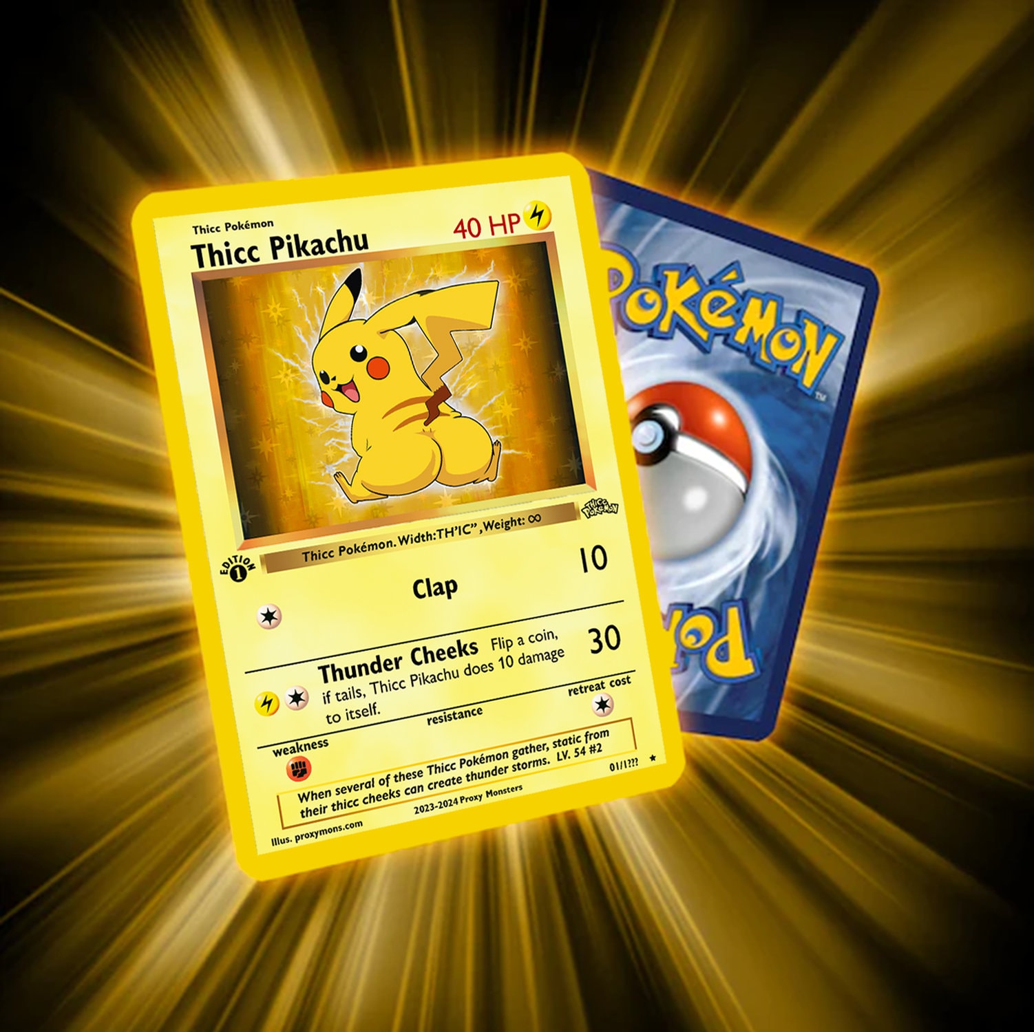 Thicc pikachu sale