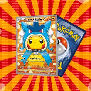 pomakai様 Unofficial Pikachu Wearing Poncho Vulpix 037/SM-P 038/SM-P
