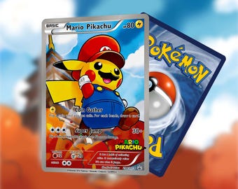 Pikachu Mario & Pikachu Luigi Promo XY - Lot 4 Cards Pikachu Mario & Pikachu Luigi Promo XY - Lot 4 Cards