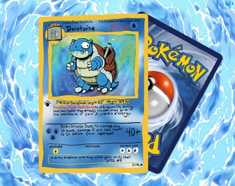 Custom-Made Derpy Blastoise Card