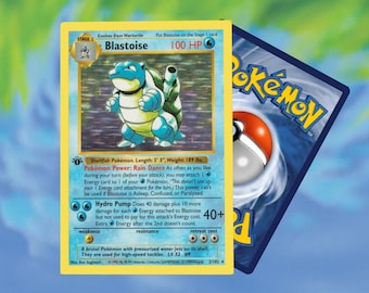 英語版初期 Blastoise 1st Edition Shadowless 1st Edition Shadowless Blastoise ( PSA GD ) Holo | eBay