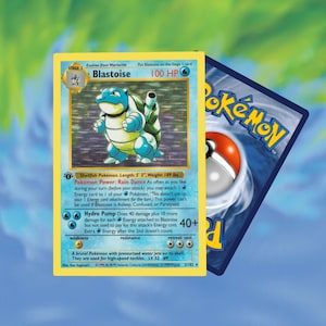 Custom-Made 1999 1st Edition Blastoise 02/102