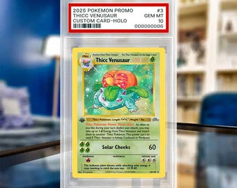 Custom-Made Thicc Venusaur Card