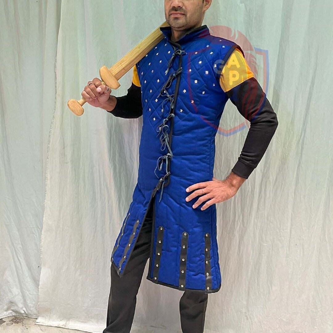 Sleeveless Medieval Gambeson Fantasy Gambeson Medieval Etsy