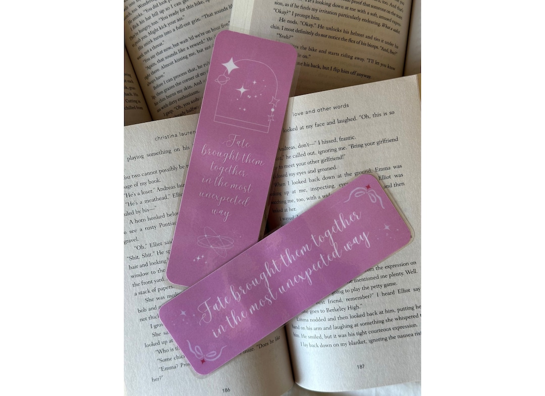 Fate Romance Love Pastel Universe Style Laminated Bookmarks - Etsy