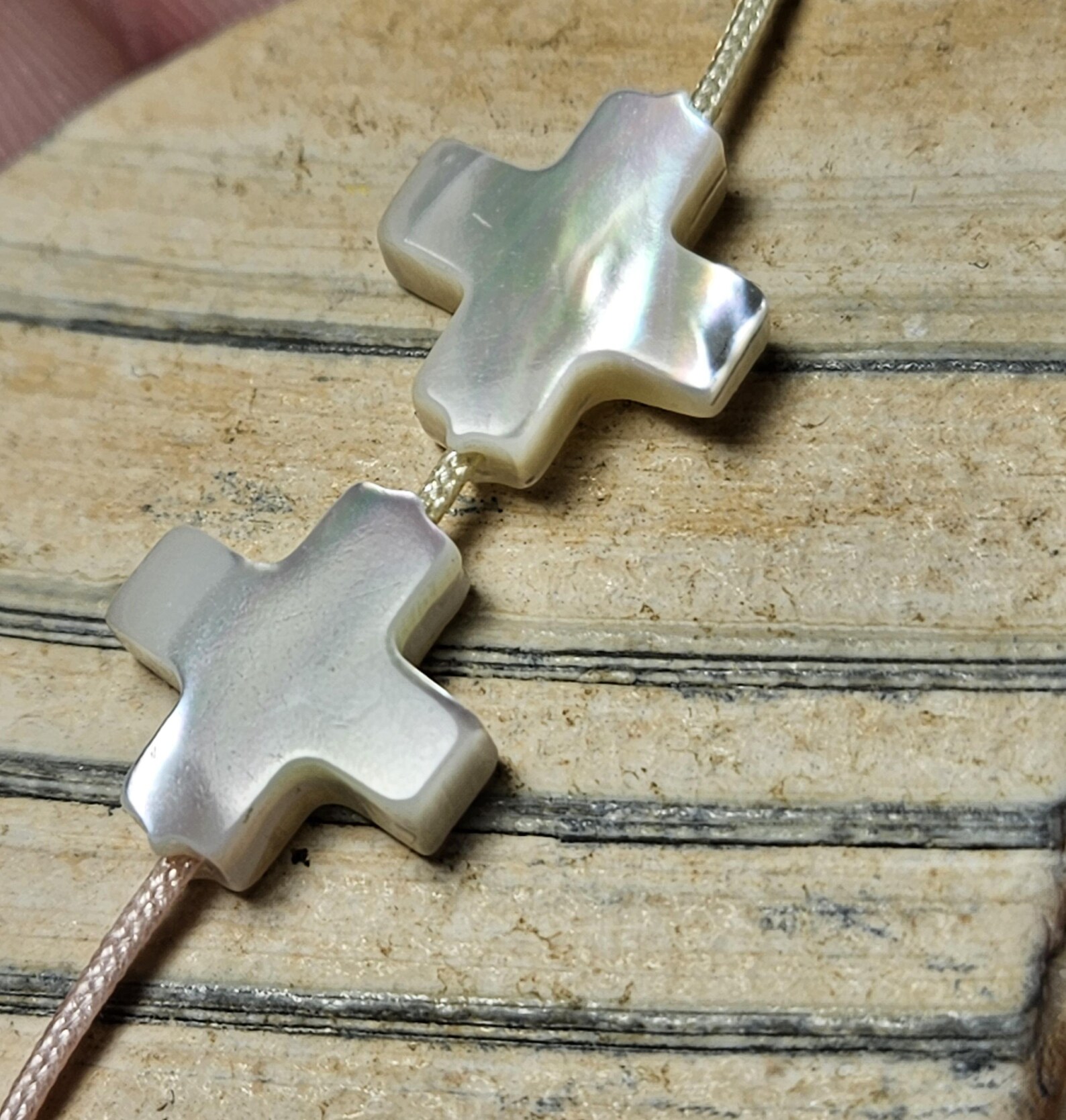 Natural Cross Shell Beads - Etsy