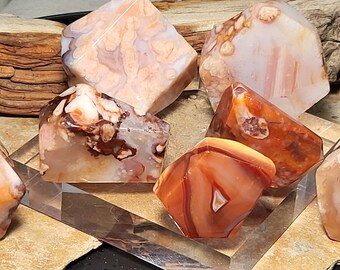 Flower Agate Free-form Stone