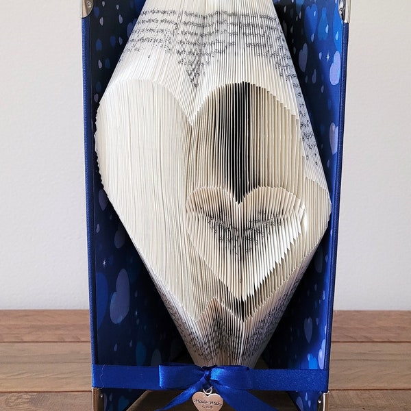 Two Hearts Book Folding Pattern (MMF)  PLUS  free butterfly bookfolding pattern and instructions