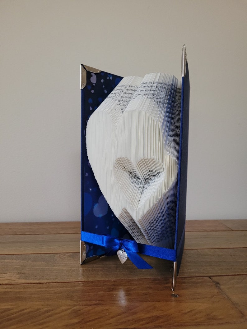 Two Hearts Book Folding Pattern MMF PLUS Free Butterfly Bookfolding