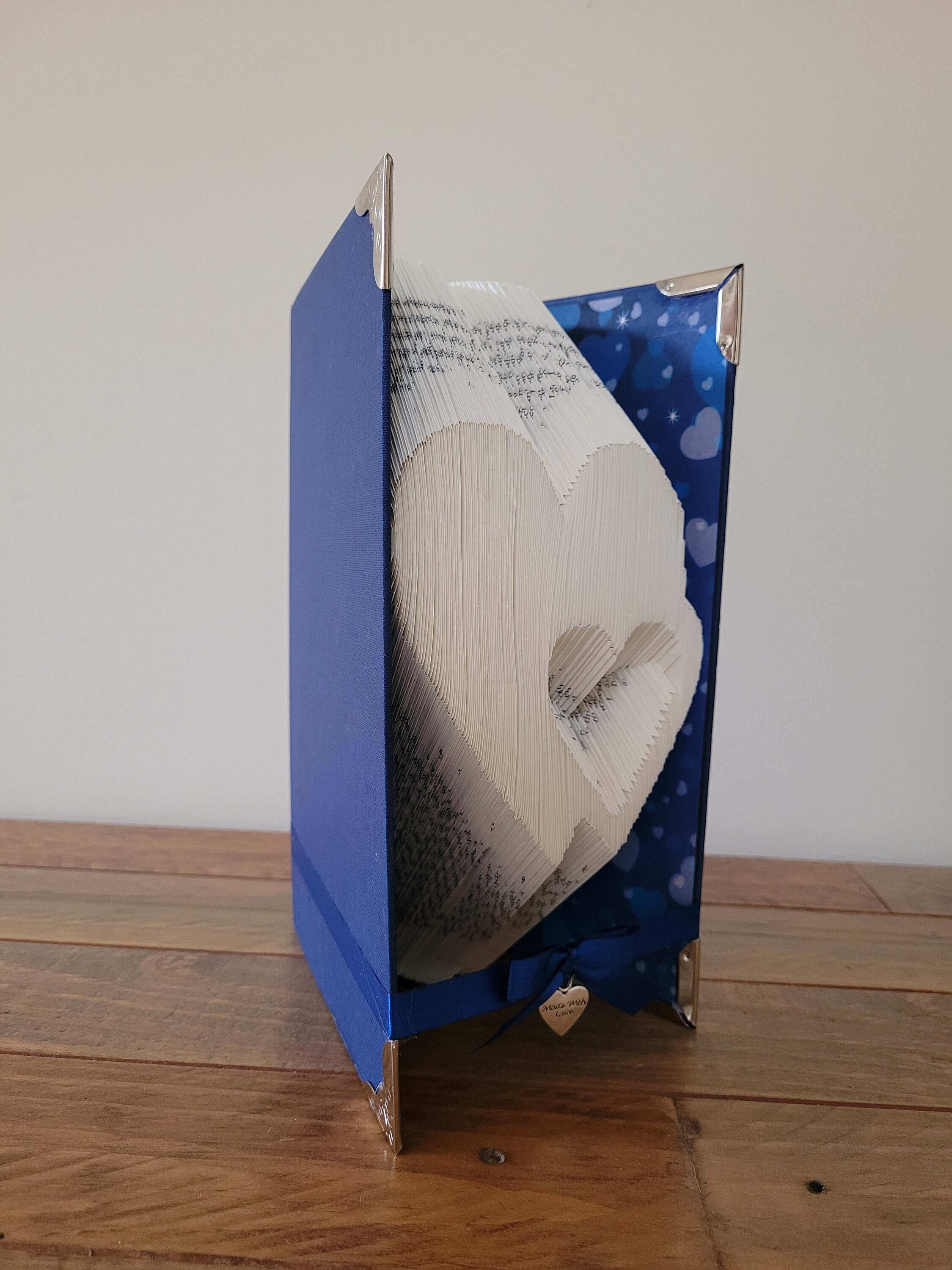 Two Hearts Book Folding Pattern MMF PLUS Free Butterfly Bookfolding