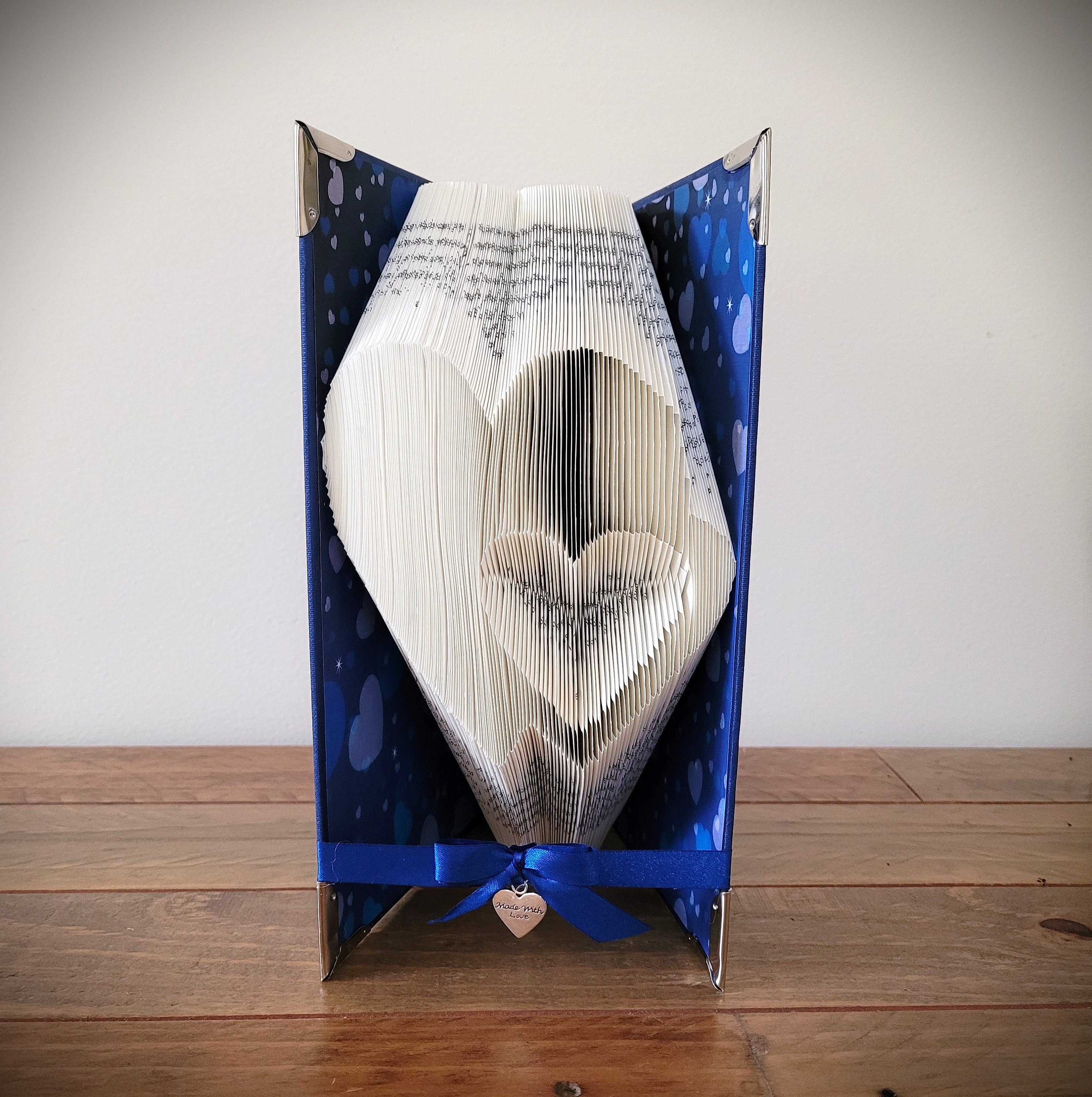 Two Hearts Book Folding Pattern MMF PLUS Free Butterfly Bookfolding