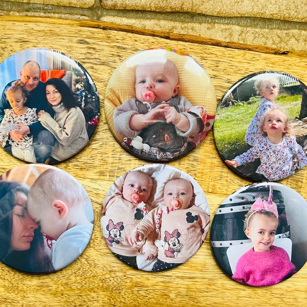 Magnet frigo 7.5cm / 4.5cm personnalisé avec votre photo ou texte