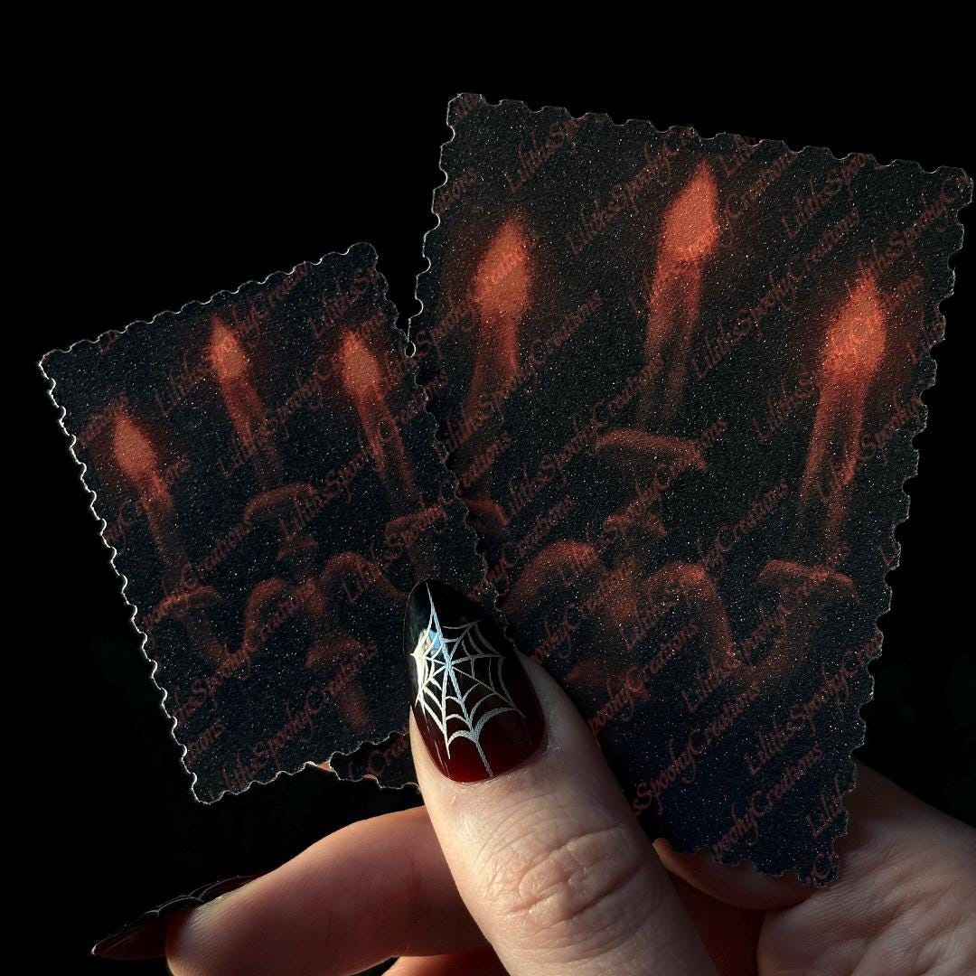 Stamps Ritual Calling Engineer Stamp Candles – Ritual Flame Sticker - Etsy