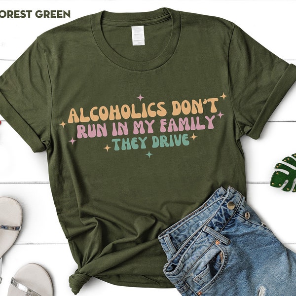 Alcoholics Don't Run - Etsy