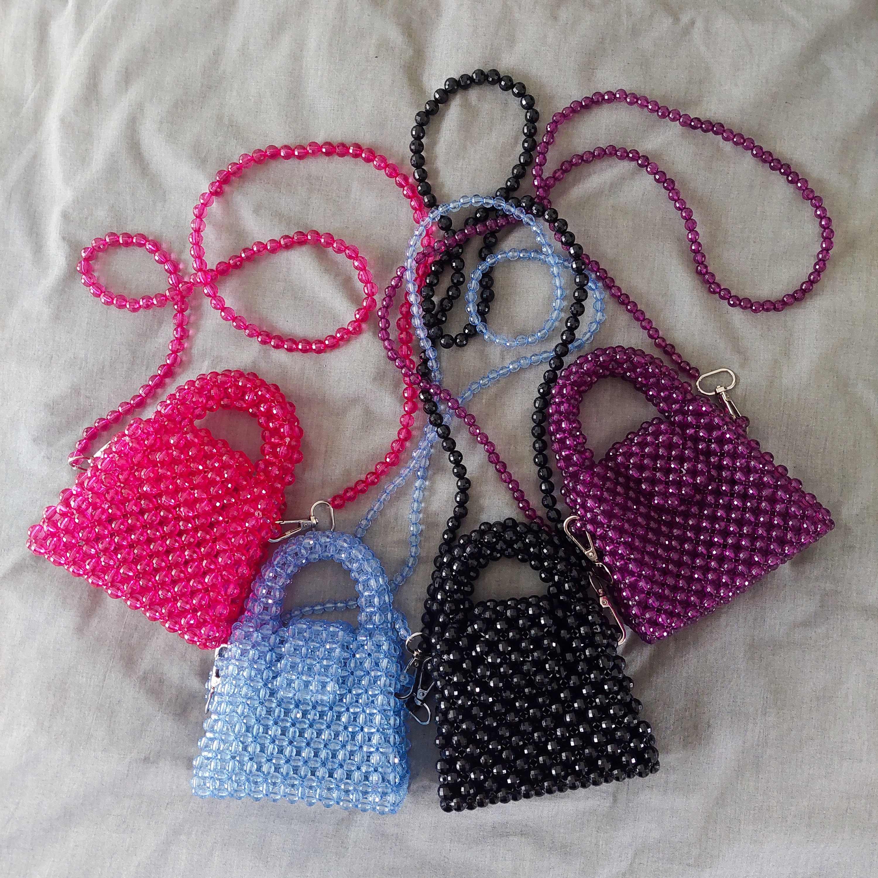 Somi Beaded Bag | Beads Bag | Handmade Bag | Crystal Beaded Bag