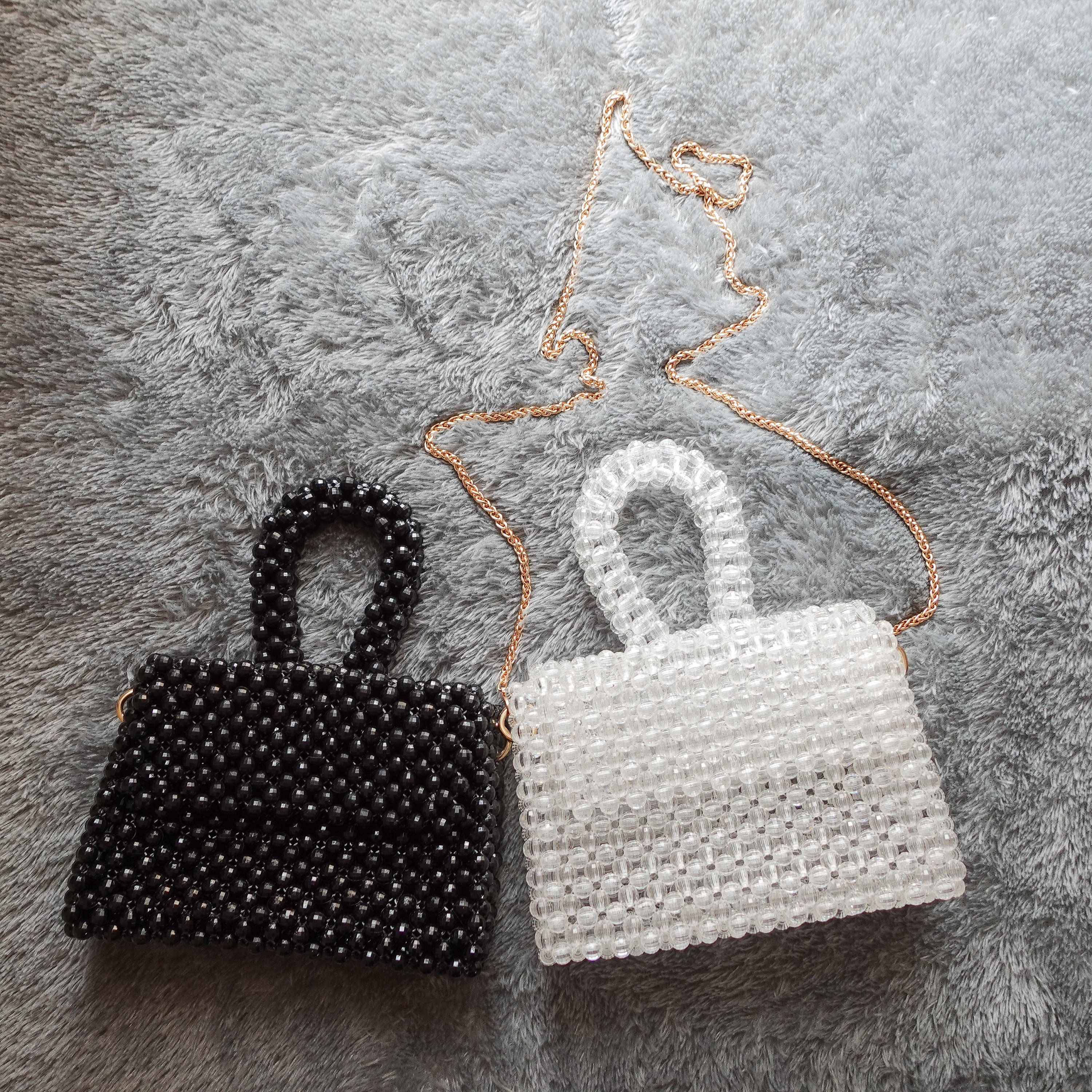 Yuna Beaded Bag | Beads Bag | Handmade Bag | Crystal Beaded