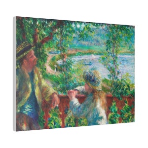 Near the Lake by Claude Monet - Premium Printed Canvas Artwork