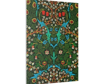 Tulpen Design vom britischen Designer William Morris | Qualität gedruckte Leinwand Kunstwerk