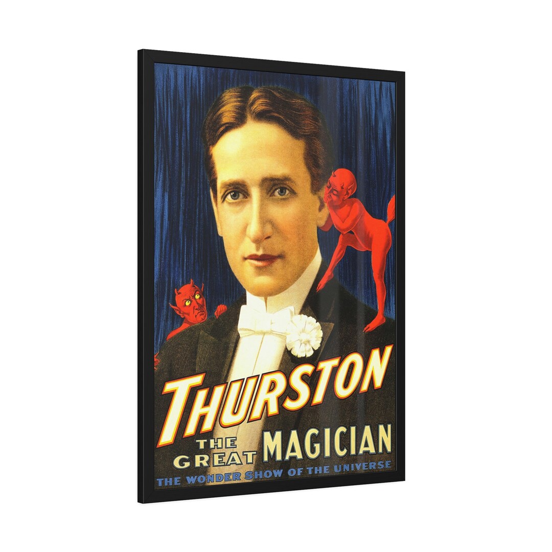 Thurston The Great Magician Poster High quality Framed Advertising thurston-the-great-magician-poster-high-quality-framed-advertising