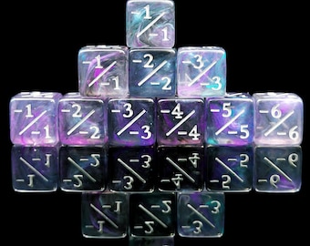Personalized Magic Dice | 16mm Positive dice, Energy dice, Order 10 Dices and Get a Free Personalized Dice Bag, Mindfulness Decision Dice