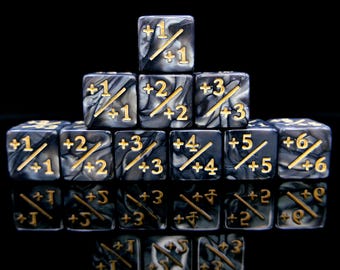 Personalized Magic Dice | 16mm Positive dice, Energy dice, Order 10 Dices and Get a Free Personalized Dice Bag, Mindfulness Decision Dice