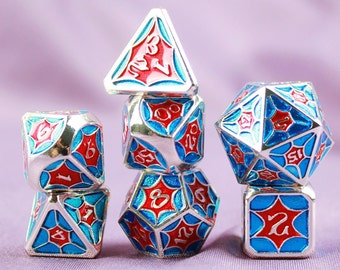 Metal solids Dice Set | Dungeons and Dragons | MTG Tabletop Game Dice | dnd dice | d&d dice