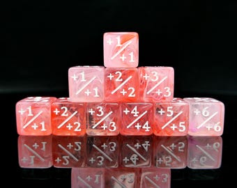 Personalized Magic Dice | 16mm Positive dice, Energy dice, Order 10 Dices and Get a Free Personalized Dice Bag, Mindfulness Decision Dice