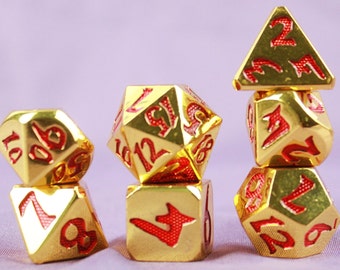 Metal solids Dice Set | Dungeons and Dragons | MTG Tabletop Game Dice | dnd dice | d&d dice