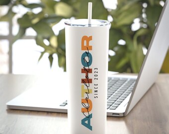 Personalized Author Tumbler, Author Tumbler, Author Gift, Writer Gift, Writer Tumbler, For Authors, Custom Author Cup, Author Cup,