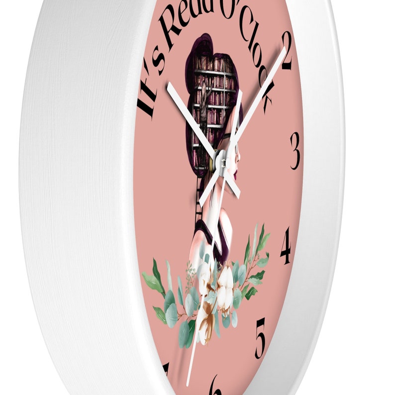 Reading Wall Clock, Book Wall Clock, Book Clock, Book Lovers Gift