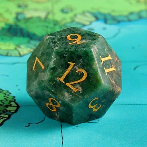 Natural African Jade DnD Dice Set |Gemstone Dnd Dice Set|| Dnd GM Gift | Gemstone Dnd Dice Gift | Role Playing Games D20 Dice Set image 4