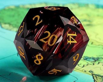 Full Set Dnd Dice Full Set |Hand-Polished Star-Shaped Surface | Dark purple Aurora Brushed Effect, Suitable For Collection Of Dnd Props