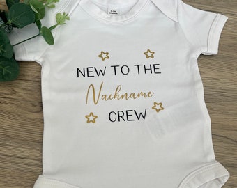 Babybody personalisiert // new to the Crew // Geburt Geschenk personalisiert // Geschenke zur Geburt // Geburtsgeschenke // Baby Geschenke