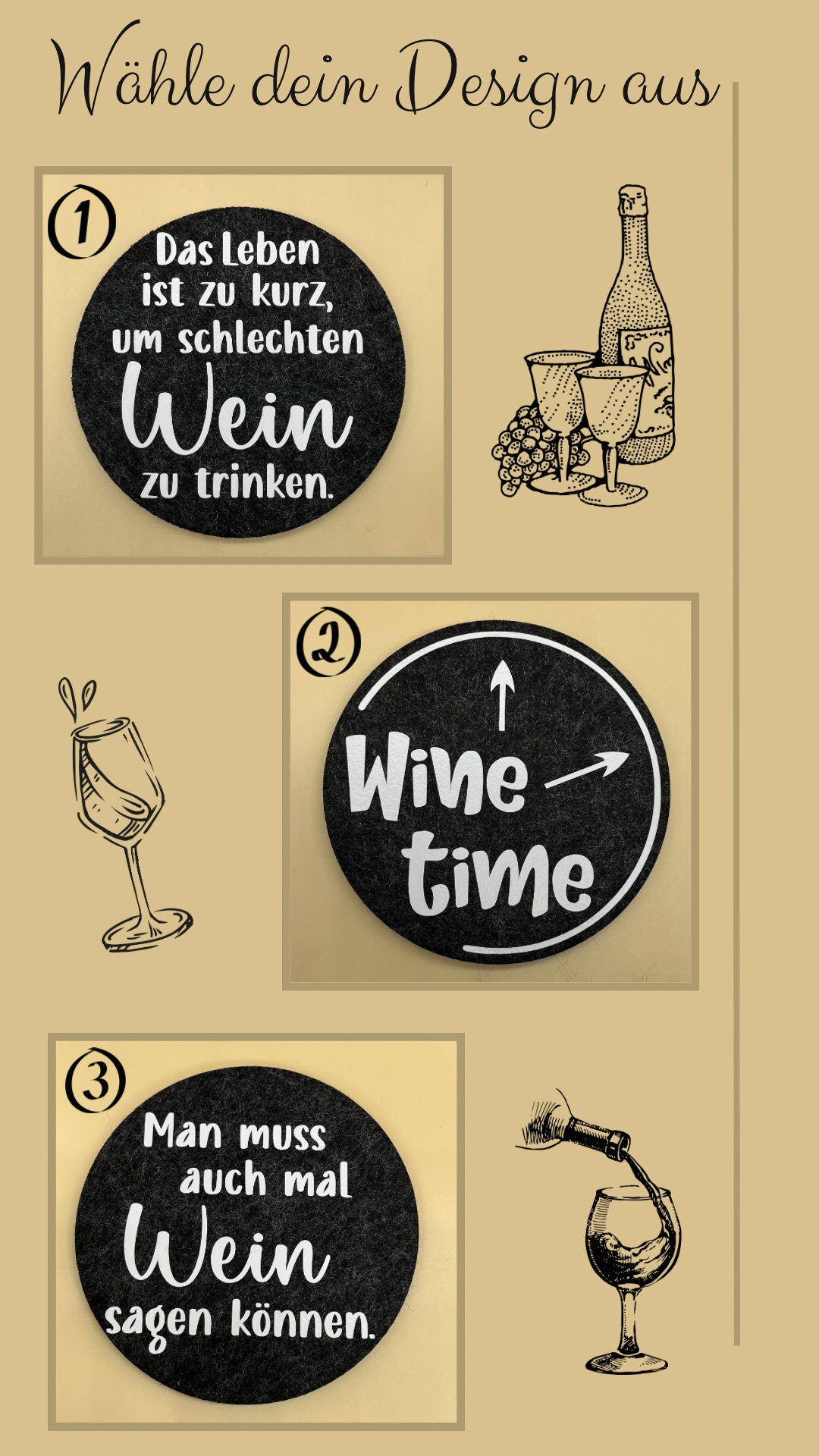 Wein-Schlüsselanhänger Resveratrol Molekül – Hartemaille, Geschenk Für Weinliebhaber, Inkl. Karte