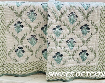 Anokhi Indian Jaipuri Block Print Quilt Printed Reversible Razai Cotton Handmade Floral Quilt,Jaipuri razai,Bedspread Comforter,Kantha Quilt