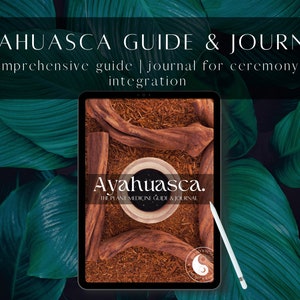 Guía Digital y Diario de Ayahuasca / Guía de Medicina Vegetal / Diario de Medicina Vegetal / Planificador de Ceremonias de Ayahuasca / Diario de Ceremonias