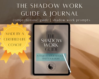 Ultimate Shadow Work Journal | Made By A Life Coach | Digital & Printable PDF Workbook | 125+ Journal Prompts | Printable | Instant Download