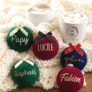 boule velours personnalisée, petit cadeau, petit budget
