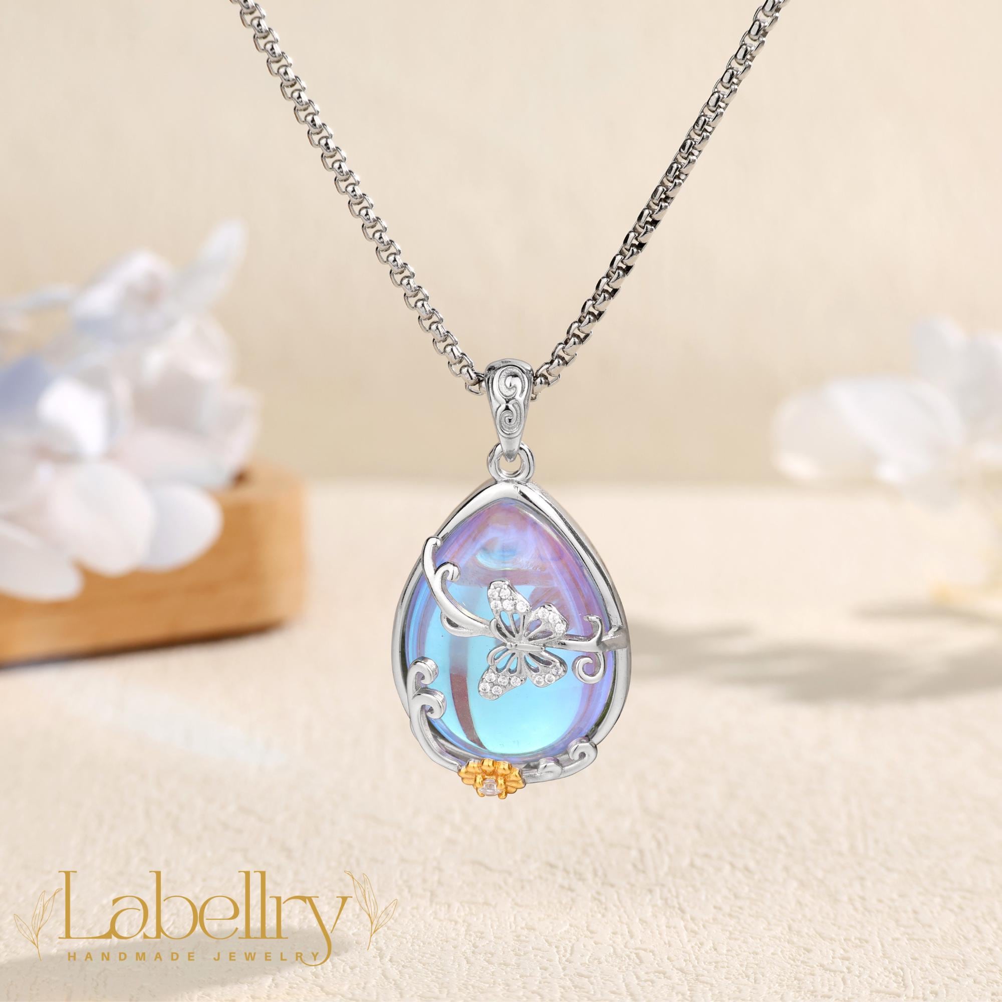 Moonstone Necklace - Etsy
