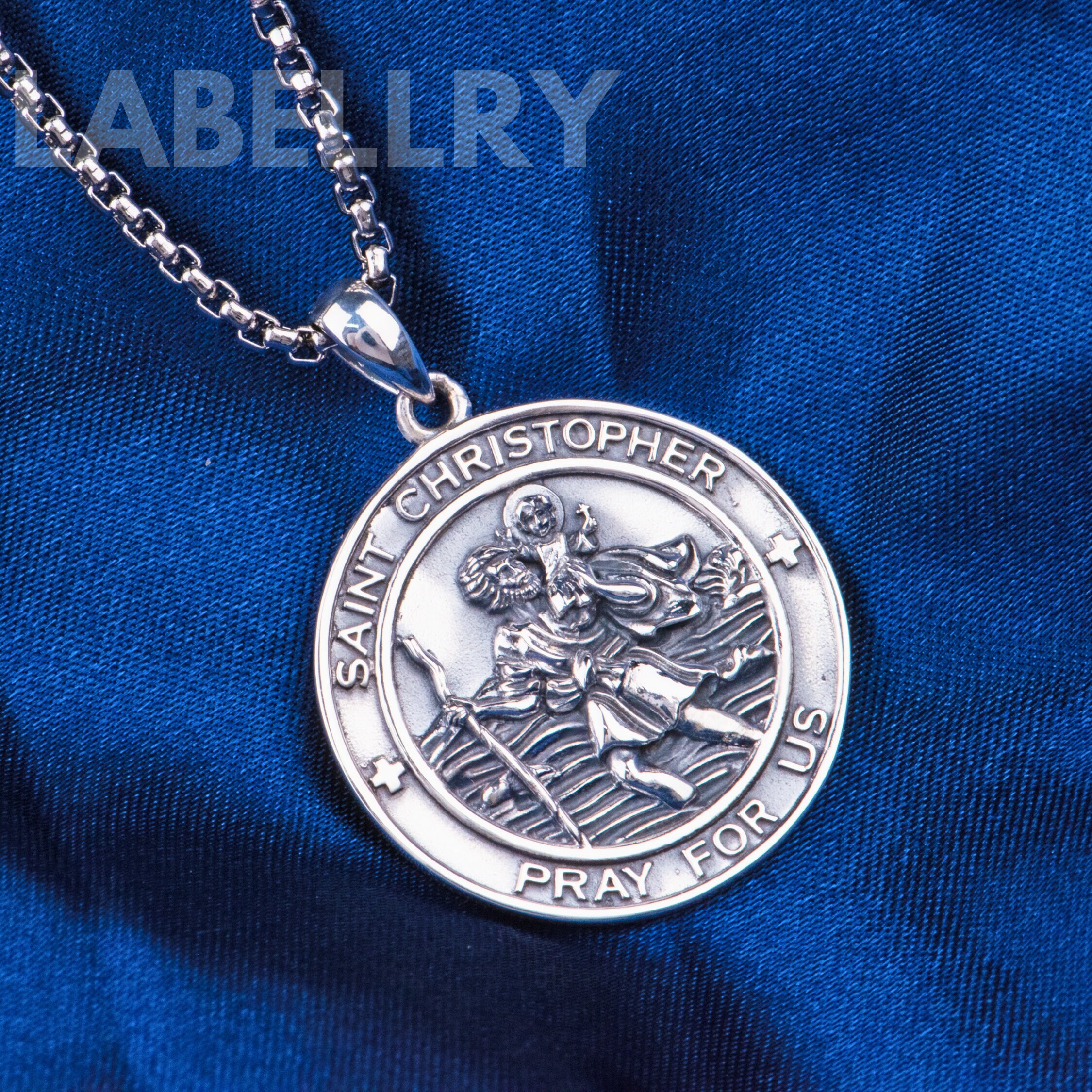 守護シンボル【Melanie Auld】SMALL ST. CHRISTOPHERペンダント 守護シンボル【Melanie Auld】SMALL ST. CHRISTOPHERペンダント