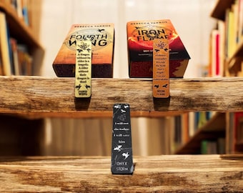 Unique Fourth Wing Series Bookmarks