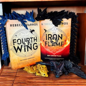 3D Dragon Figurines - Based on "Fourth Wing" by Rebecca Yarros - Tairn & Andarna