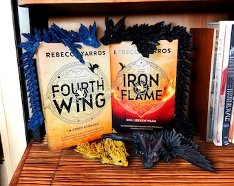 3D Dragon Figurines - Based on &quot;Fourth Wing&quot; by Rebecca Yarros - Tairn & Andarna