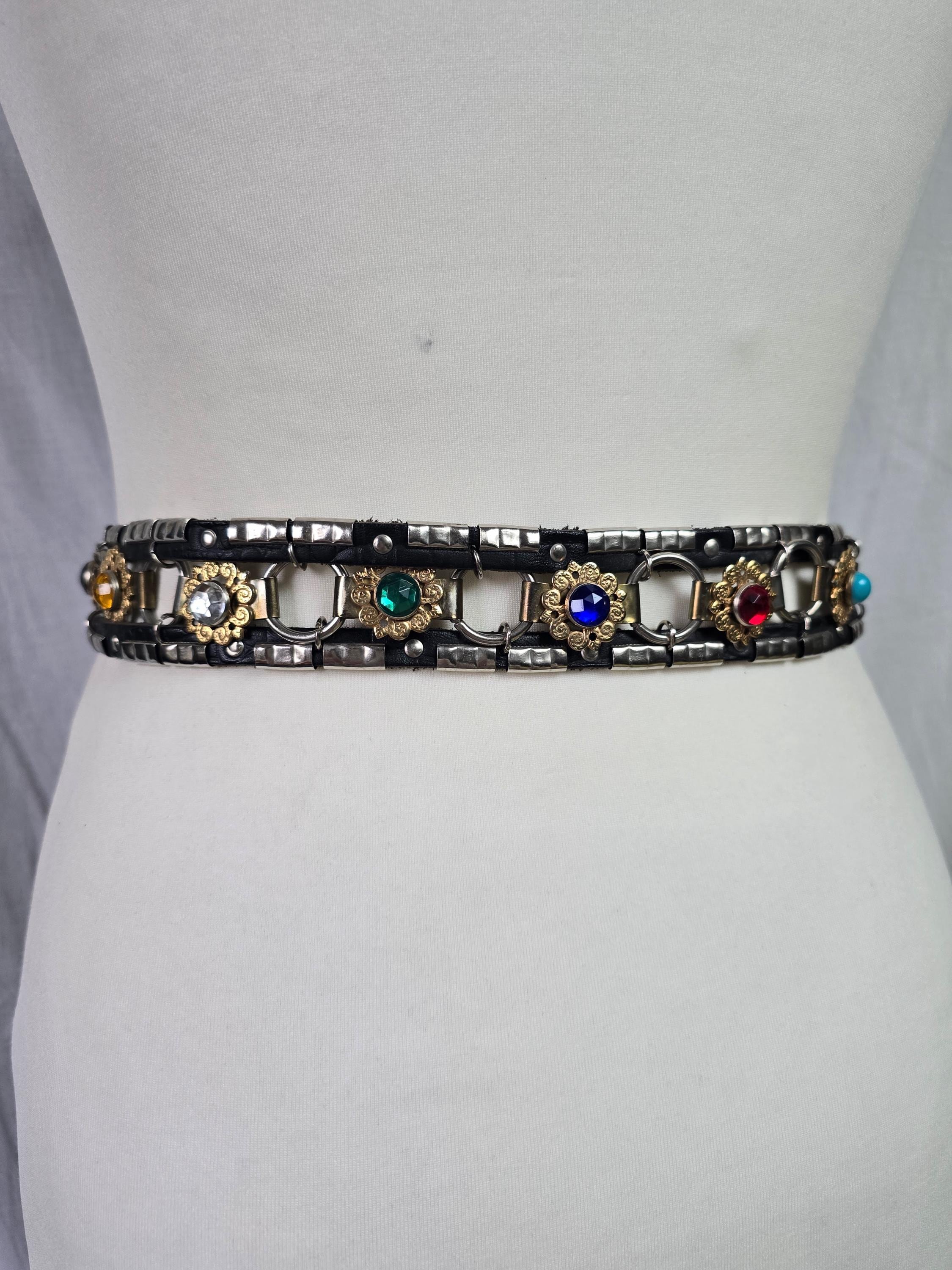 Jose Corel rare leather belt vintage Jose Cotel - Etsy main image 2