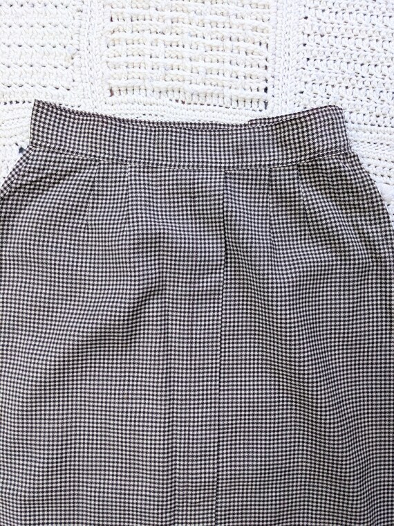 Vintage 1950s Black Wool Jacket and Skirt Set