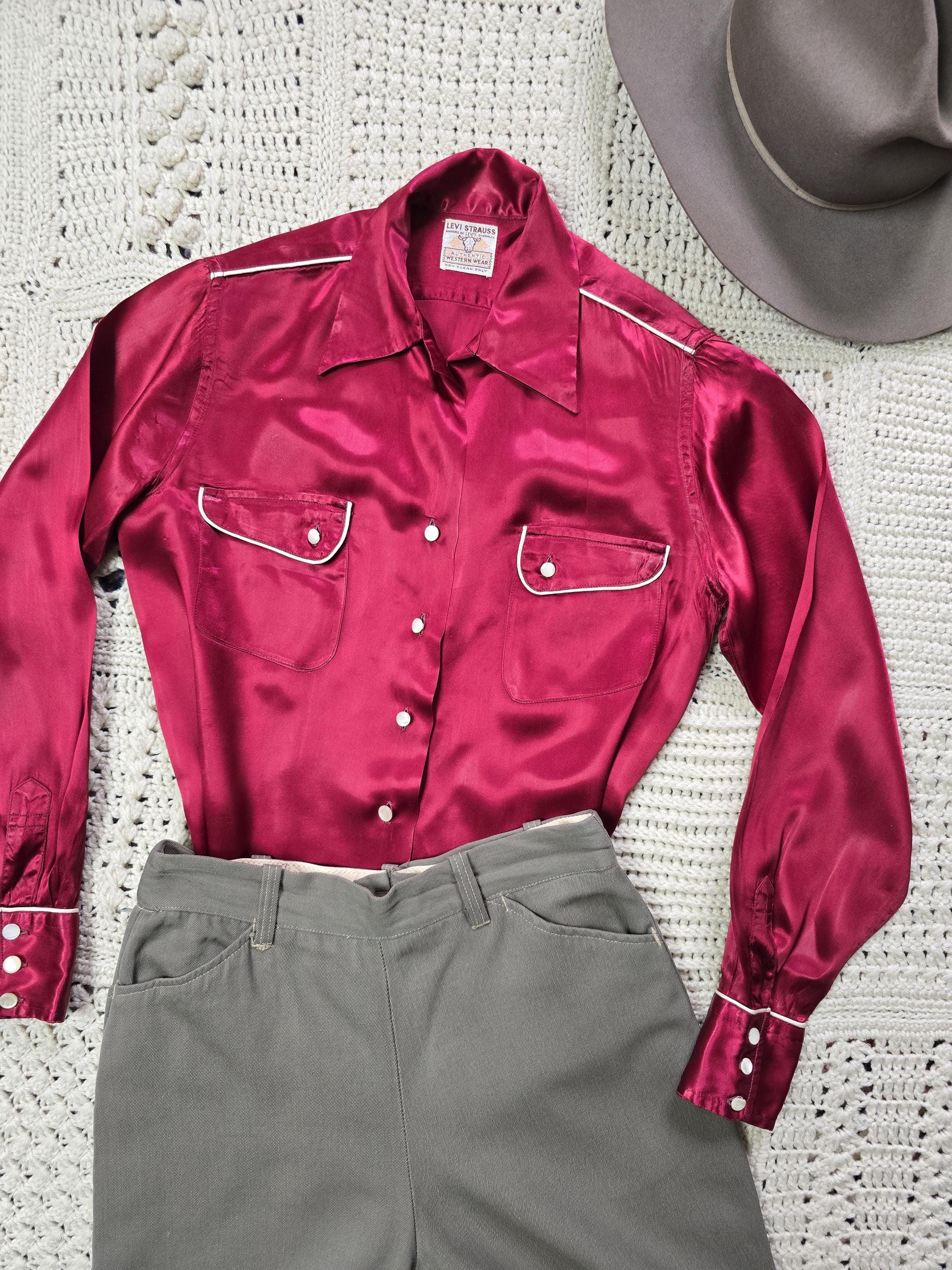 Chemise Country Rouge en livraison gratuite | Économisez 30% sur votre